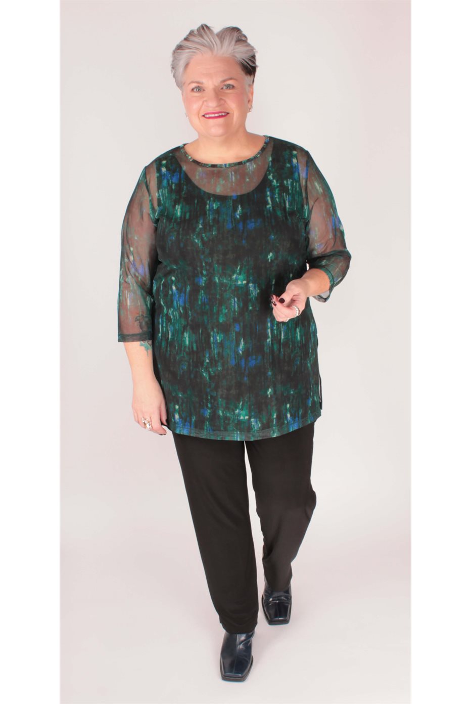 Tunique Nu ideal Mesh Camo Forest